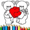 happy valentines day coloring