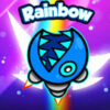 geometry neon dash rainbow
